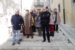 Il gruppo della visita