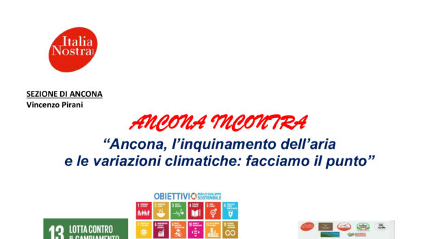 ANCONA INCONTRA: “Ancona, l’inquinamento dell’aria e le variazioni climatiche: facciamo il punto” – Teatrino di San Cosma Venerdì 25/10/24 ore 17,00